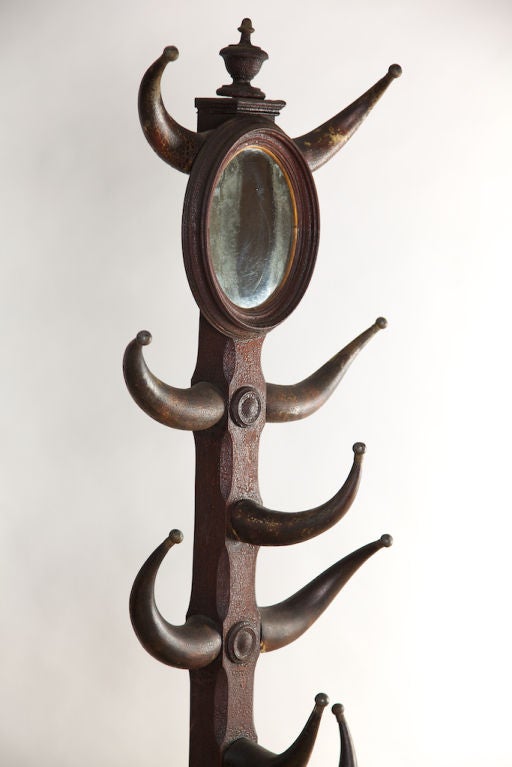 Early 19th Century Bull Horn Hat/Coat Stand 6