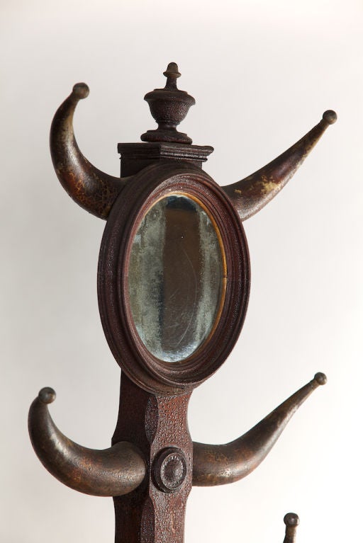 Early 19th Century Bull Horn Hat/Coat Stand 3