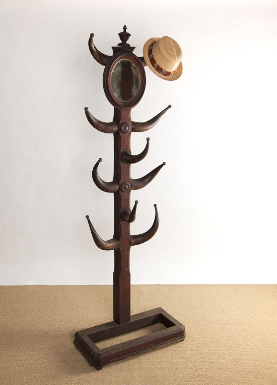 Early 19th Century Bull Horn Hat/Coat Stand 5