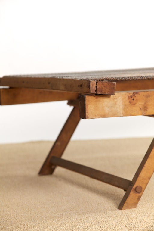 c1910 Wooden Folding Cot at 1stdibs
