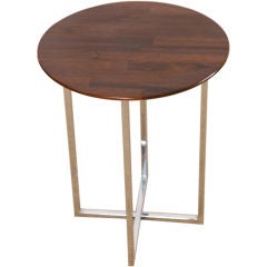 Milo Baughman Solid Rosewood Occasional Table