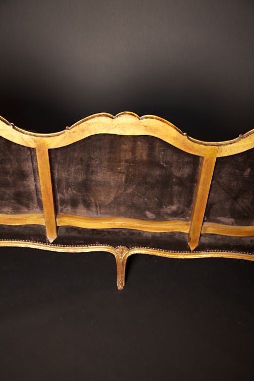 1930's Gilded Louis XVI French Sofa 5