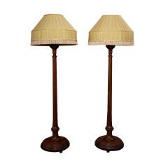 Vintage Pair of Art Deco Boudoir/Salon Floor Lamps