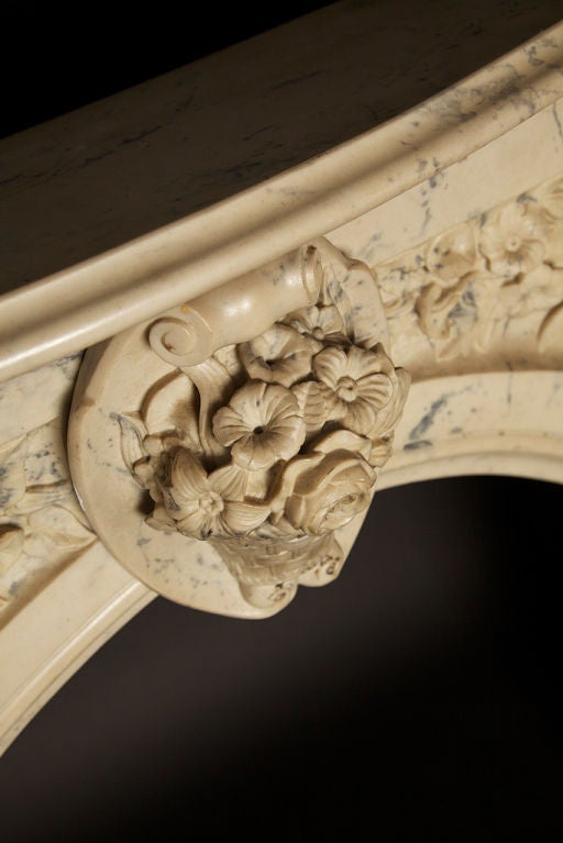 faux marble fireplace surround