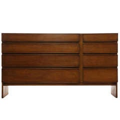 1950s Moderne Designed Dresser or Credenza, Unknown Designer
