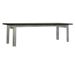 Aluminum Coffee Table after Poul Kjaerholm