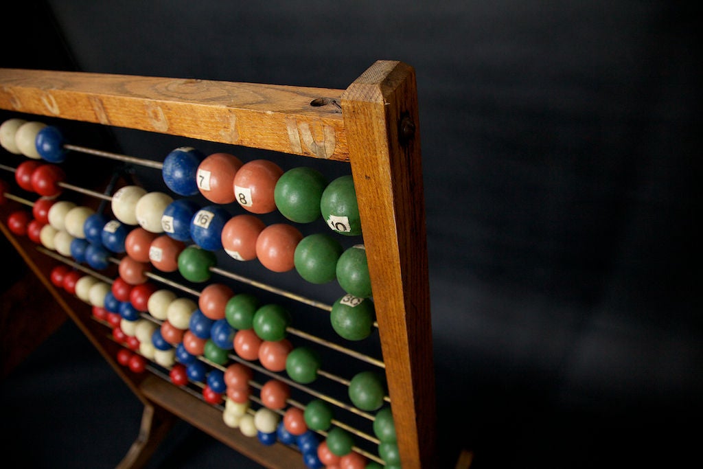 Early 20th Century Danish School Abacus In Good Condition In New Rochelle, NY