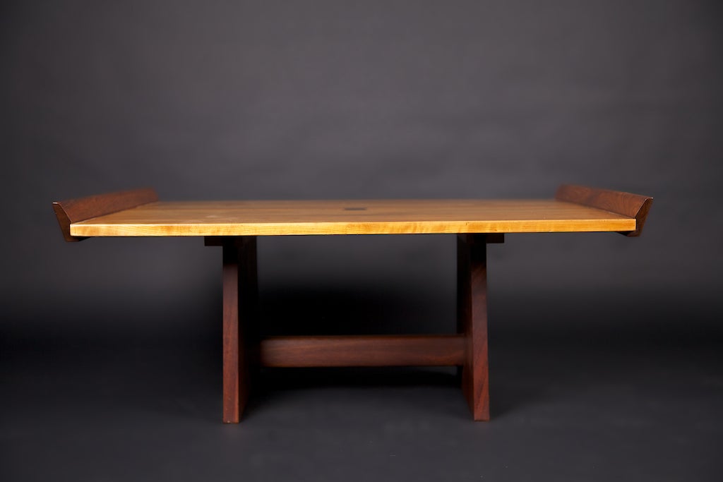 Mid-20th Century Extremely Rare George Nakashima Milk House Coffee Table
