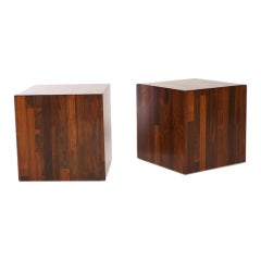 Milo Baughman Cube Tables