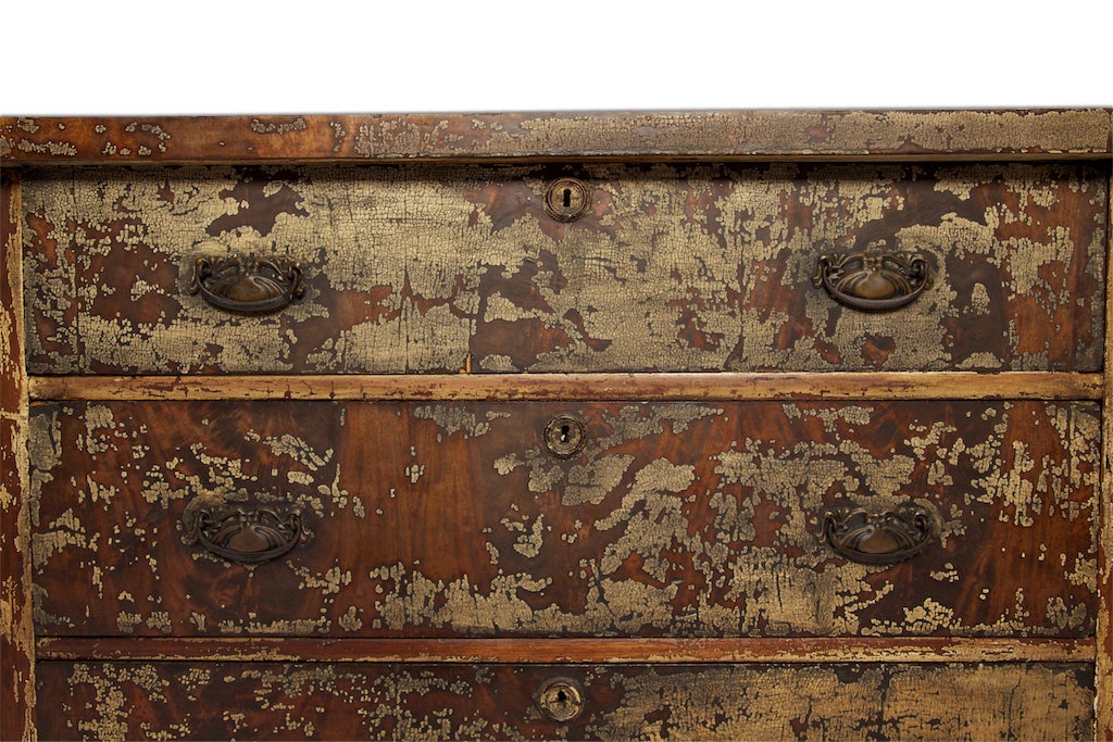 Unknown 19th Century Painted 3-drawer Dresser