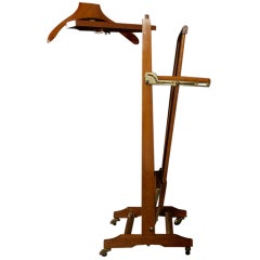 1950's Vintage Fratelli Reguitti Valet Stand/Butler with Press Arm