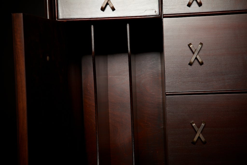 Paul Frankl Sideboard/Credenza with Cork Top 1