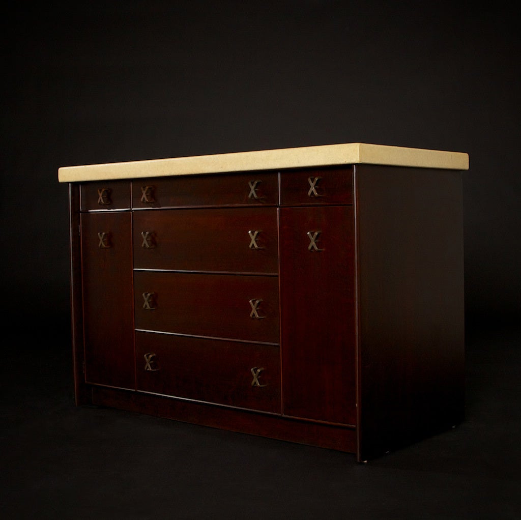 Paul Frankl Sideboard/Credenza with Cork Top 3
