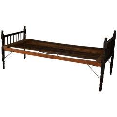 Folding Cot or Daybed, circa 1920