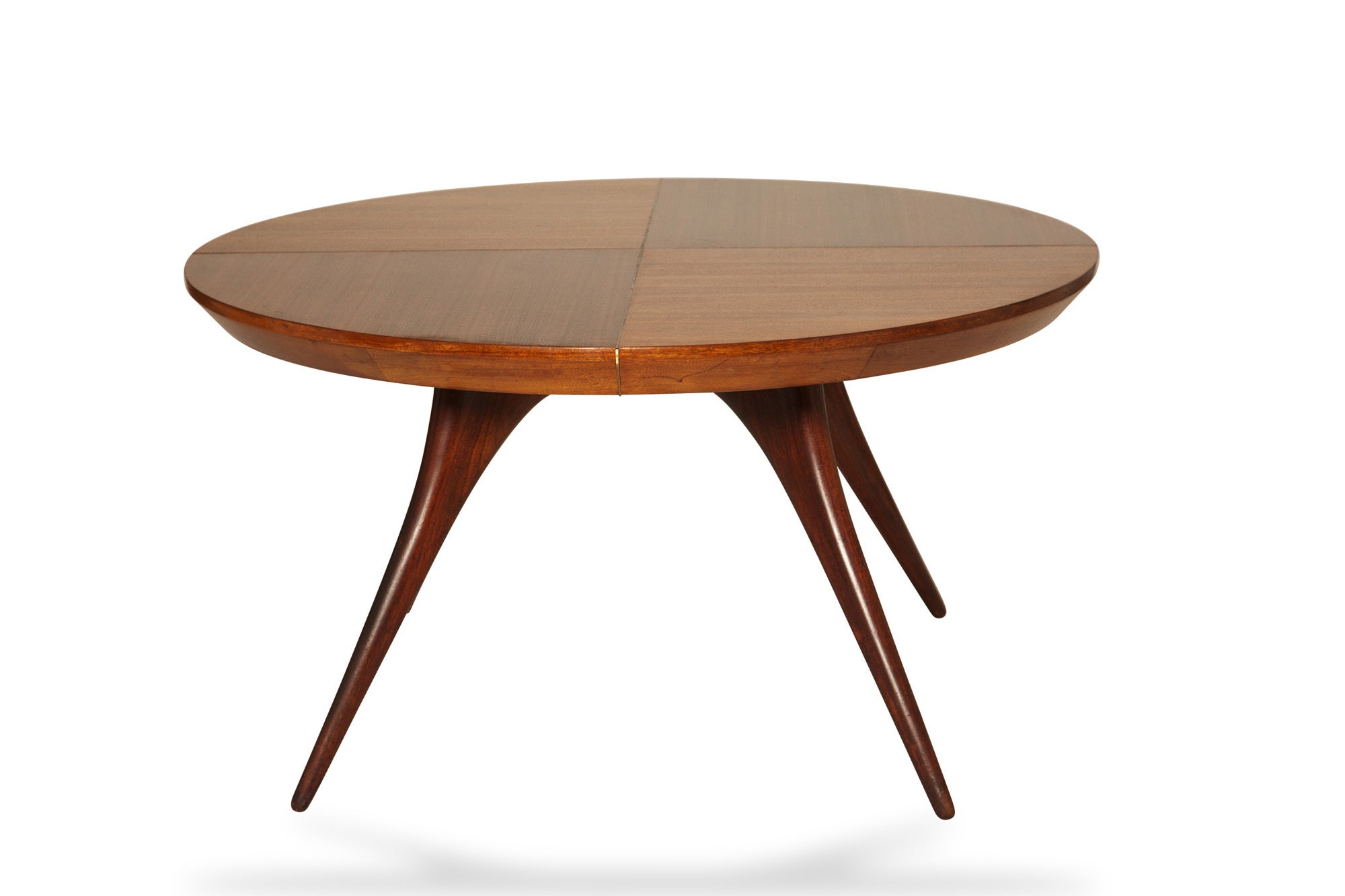 Rare Vladimir Kagan Dining Table with Two Leaves