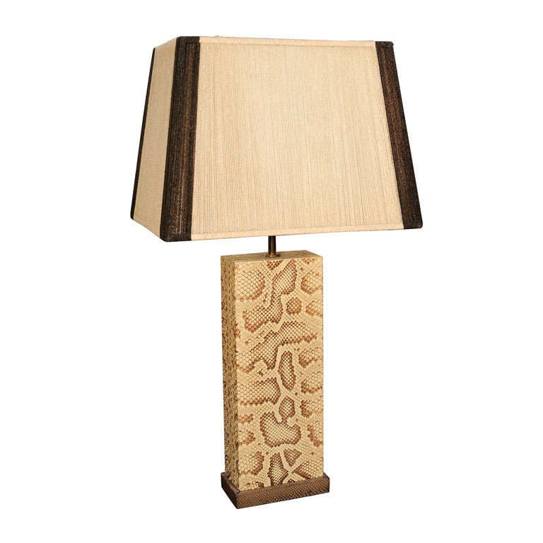 Snake Skin Lamp