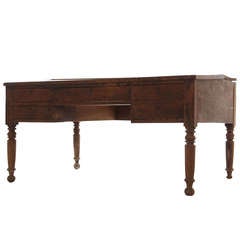 19th Century Five Drawer Wooden Writing Desk