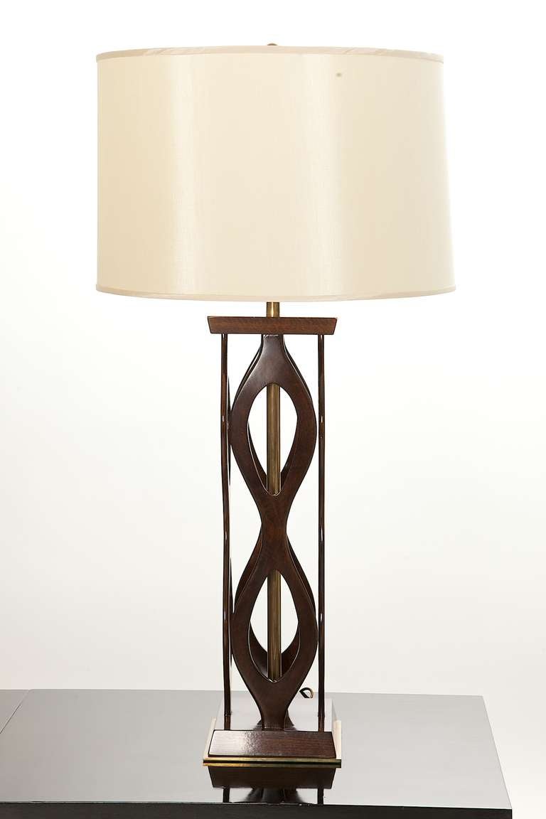 Sculptural Modernist Italian Lamps, circa 1950s In Excellent Condition In New Rochelle, NY