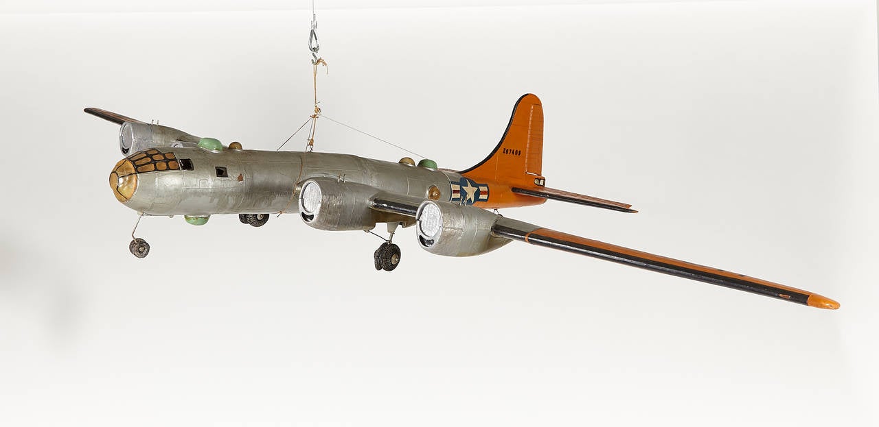 Large 1940s B29 Bomber Model For Sale at 1stDibs