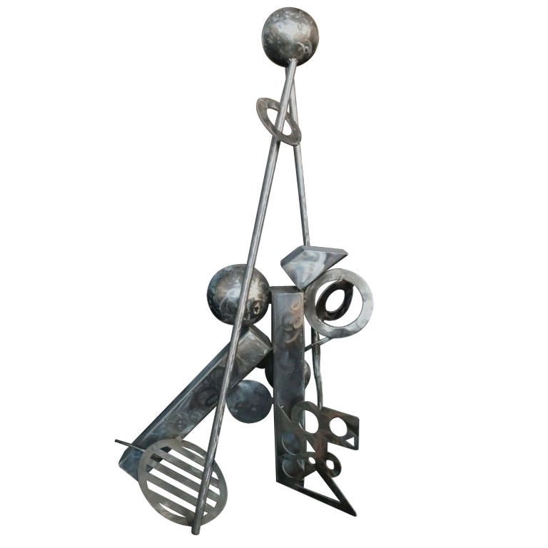 Metal Abstract Sculpture by Cheryl Farber Smith For Sale at 1stDibs