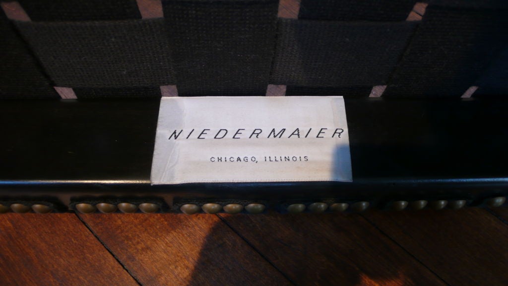 Black Saber Leg Bench by Vincente Wolf for Niedermaier 1