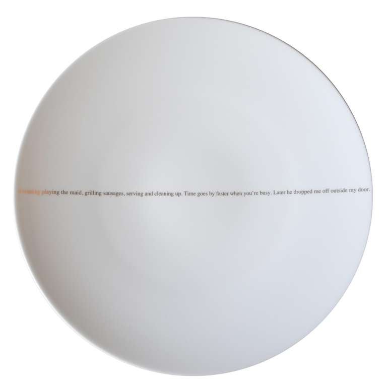 French Dinner Service by Sophie Calle