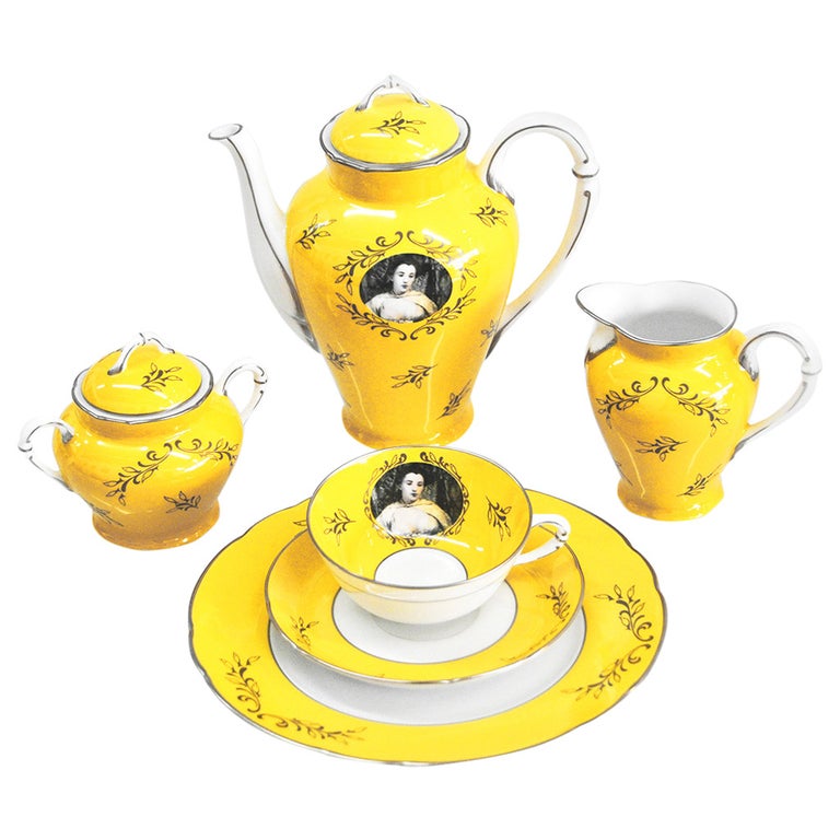 Yellow Tea Service by Cindy Sherman For Sale