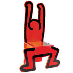 Child Chair featuring a design by Keith Haring