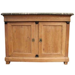 19th Century Bleached French Buffet in Cherrywood