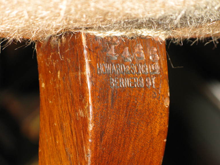 An Original 19th Cent Howard & Sons Country House Armchair 3