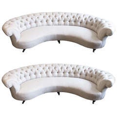 Pair of 19th Cent Country House Sofas by Howard & Sons