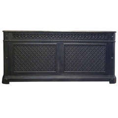 Used 19th Century Polished Country House Console Table / Radiator Cover