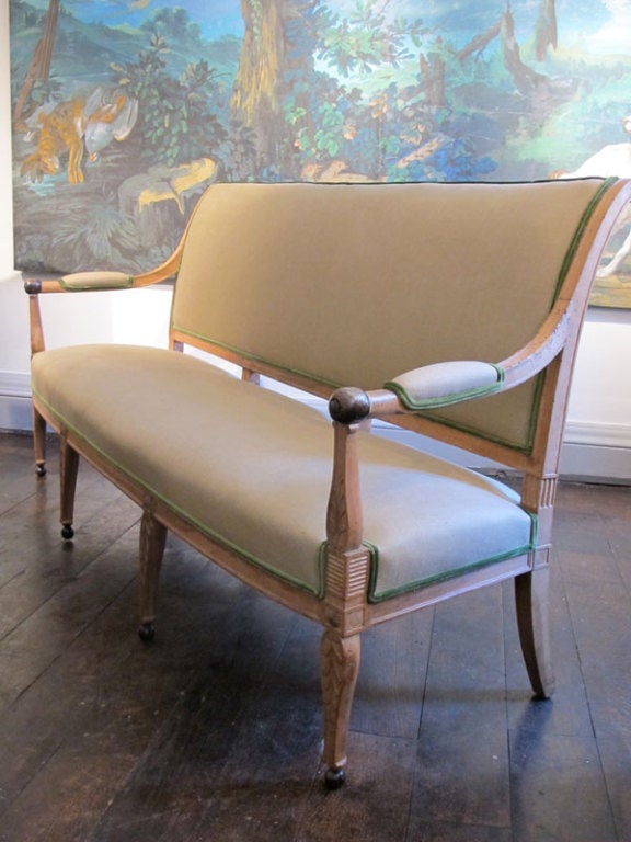 Good quality 19th Century French Directoire Sofa/ Bench