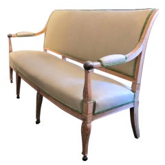 Good quality 19th Century French Directoire Sofa/ Bench