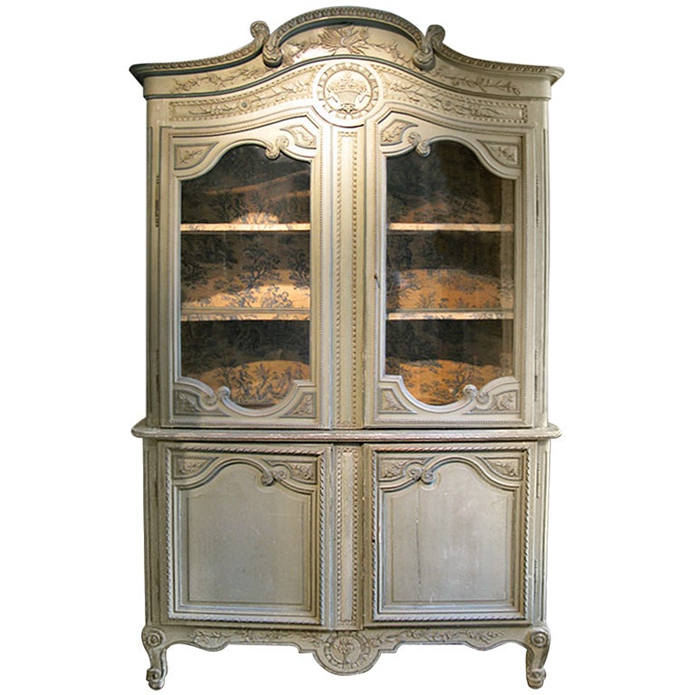Outstanding Early C19th French Original Paint Buffet Du Corps