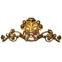 Wonderful and Large 19th Century Wooden Carving