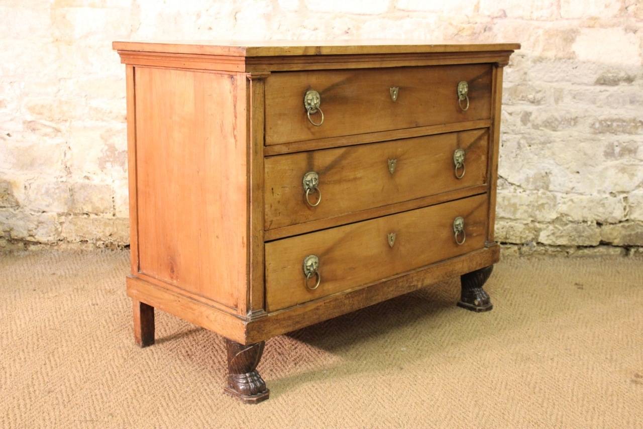 19th Century French Cherrywood Commode of Small Proportions