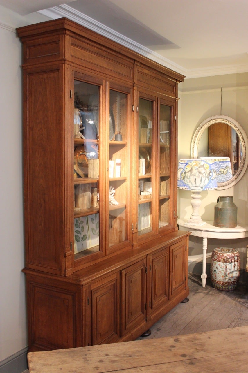 19th Century English Oak Bookcase In Good Condition In Gloucestershire, GB