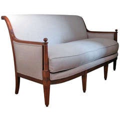 Antique 19th Cent French Sofa in the Directoire Taste