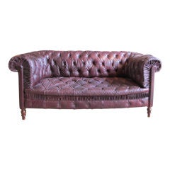 Antique French Napoleon III two seater sofa