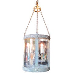 French oval Bronze lantern