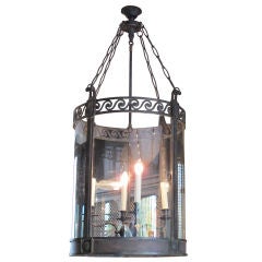 French Art Deco Bronze lantern