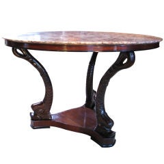 An elegant Italian centre table