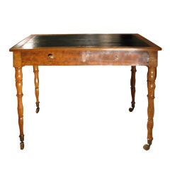 Early 19th century French Charles X Elm desk