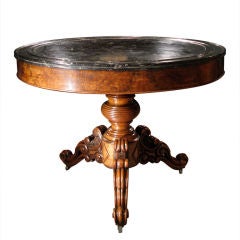 19th century marble topped gueridon