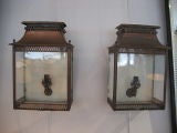 pair of antiques wall lanterns