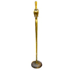 Standing Lamp in Solid Gold Bronze from the 1970s