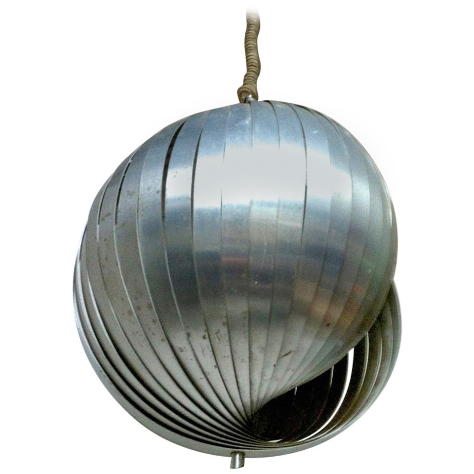 Henri Mathieu Superb Design Large Shell like Pendant For Sale