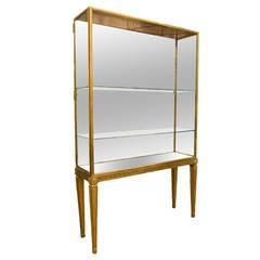 Maison Jansen style  1940s Neoclassic High Vitrine