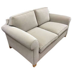 Andre Arbus Documented Neoclassic Couch with Gold Leaf Legs 3